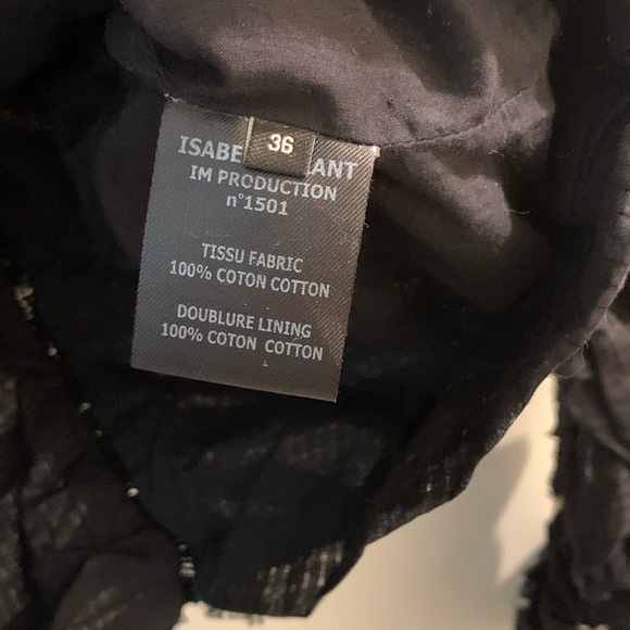 Isabel Marant Ruched Zip Blouse in Black Cotton - Picture 10 of 10